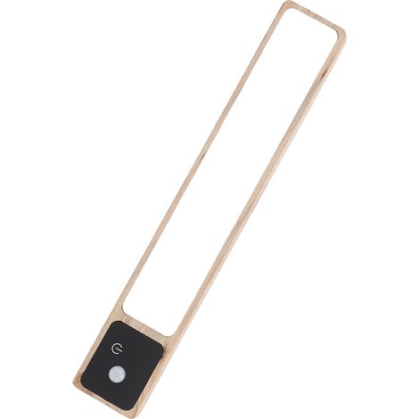Lampe de placard magnétique en bois de camphre, à induction corporelle sans fil et à intensité variable, veilleuse LED pour armoire (1/5)