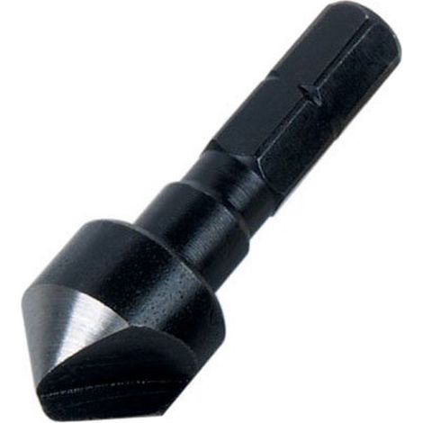 wolfcraft Avellanador cónico, Ø 10 mm, vástago hexagonal I 2582000 I Para el avellanado preciso de agujeros taladrados, para uniones atornilladas al ras en madera, metal no férreo y plástico (1/2)