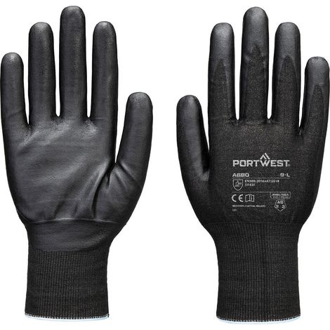 Guanto in nitrile tungsten F21 - Taglia XXL - Nero - Portwest