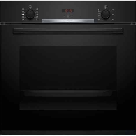 Bosch Serie 4 , Forno con vapore da incasso, 60 x 60 cm, Nero HQA334EB4