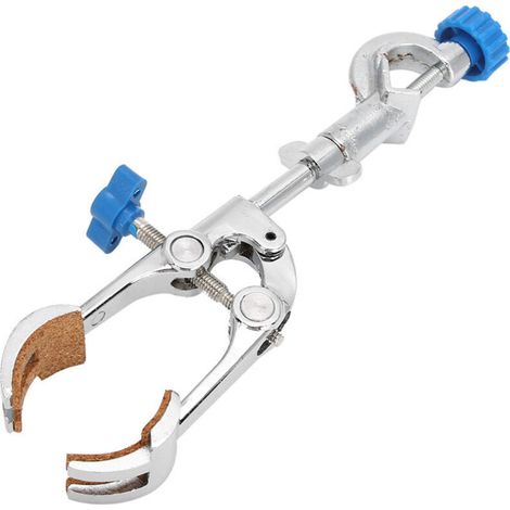 Pince de Laboratoire à 4 Branches avec Poignée Longue et Réglage Multidirectionnel en Métal (1/5)
