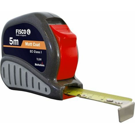 Nastro di misurazione Fisco TRI LOK grigio scuro 10 metri (1/5)