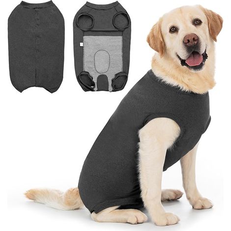 Body Chien Post Operatoire Femelle Male Castration Chemises pour Chiens Body Medical pour Chien Après Opération Anti Lechage Combinaison de Protection Chiens Sterilisation Recuperation Chienne (1/5)