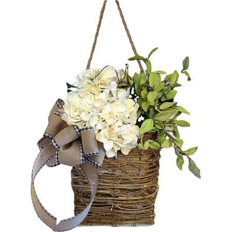 Couronne printemps 13,78 pouces, fleurs artificielles, mariage (1/3)