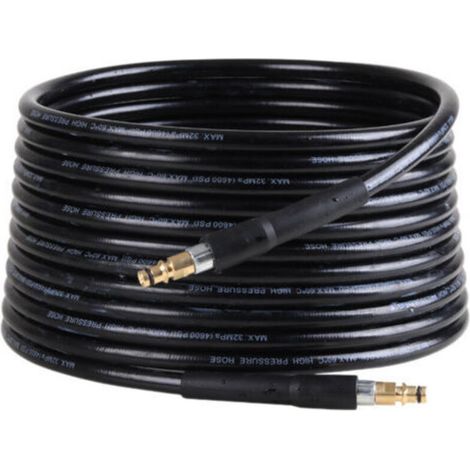 Tuyau de rechange pour Nettoyeur haute pression karcher K2 K3 K4 K5 K6 K7 tuyau de nettoyage haute pression raccord rapide et libération rapide - 6m