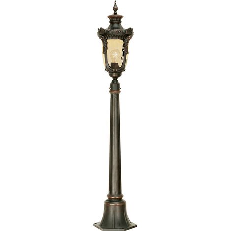 Elstead Philadelphia - Lampioncino Paletto da Esterno Medio 1 Luce Bronzo Antico IP44, E27 (1/4)