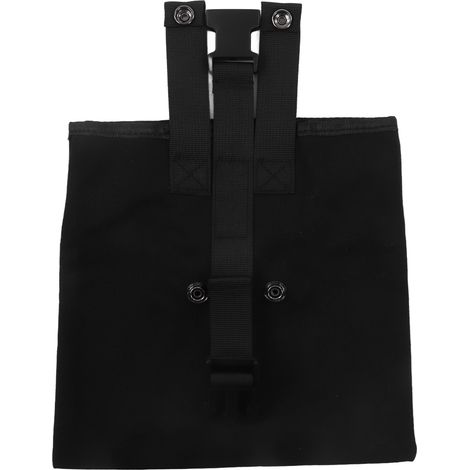 Sac de cueillette extérieur en toile Oxford, poche à fruits récoltables, ceinture porte-outils, pochette de rangement pour légumes de jardin, noir