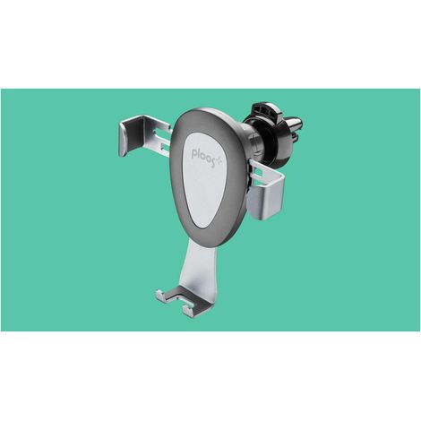 PLOOS Gravity in car holder for air vents Universal Supporto Cellulare per Auto Nero Argento