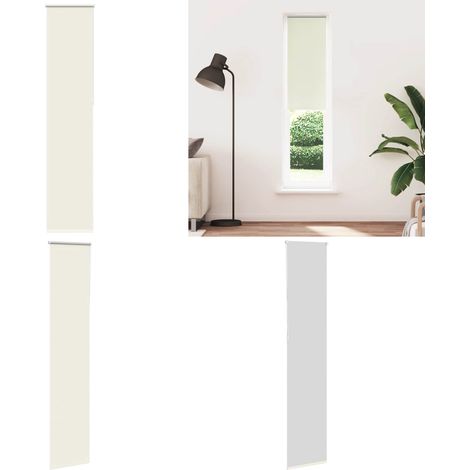 vidaXL Verdunkelungsrollo Cremeweiß 60x210cm Stoffbreite 55,7 cm (1/5)