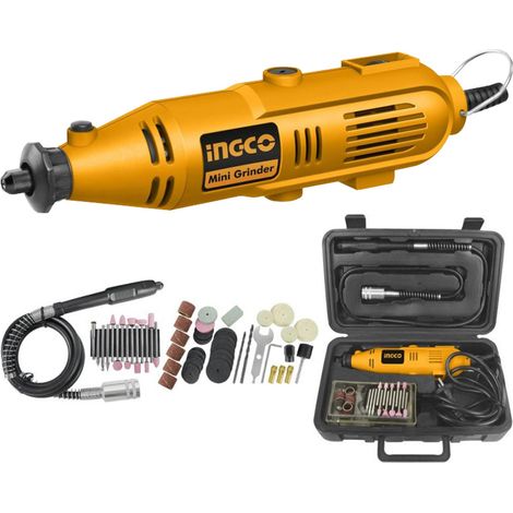 Smerigliatrice Rotante a Stelo 130W INGCO - Valigetta 52 Accessori (1/8)