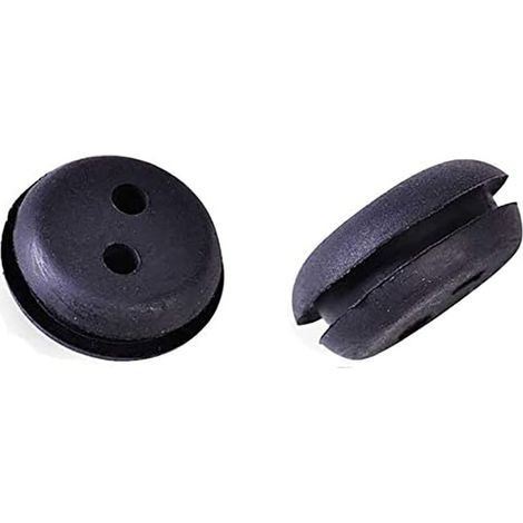 2 Passe durite/Caoutchouc Douille Joint de Réservoir 2 Trous Diam 20mm