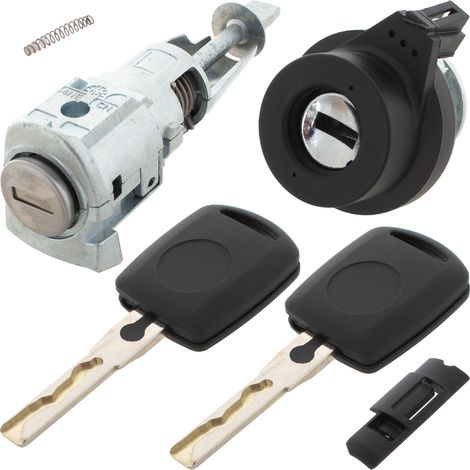 Juego de 2 insertos para cerradura de encendido y cerradura de puerta para Skoda Fabia I 99-08. (1/2)