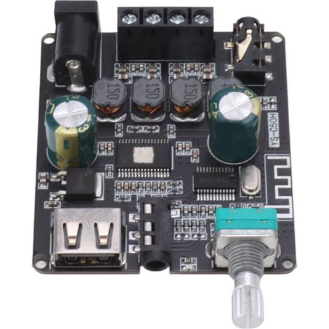 Module amplificateur de puissance numérique stéréo Bluetooth HiFi, carte avec puce TPA3116, 2 x 50 W, pour home cinéma (1/5)