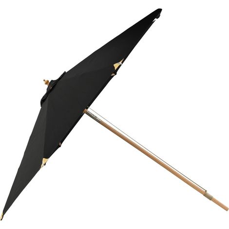 Nypo parasol avec fonction d'inclinaison noir. (1/4)