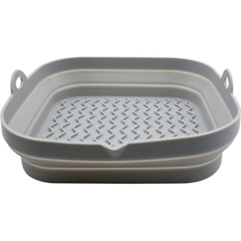 Tapis de friteuse à air en silicone gris (1 pièce) (1/5)