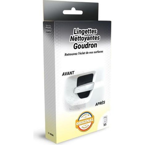 Lingettes Nettoyantes Goudron 5 Lingettes Individuelles