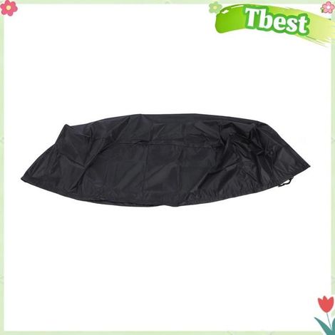 Housse de banc d'entraînement - TBEST - 50x23x17 pouces - Oxford 210D enduit argent - Trous de ventilation - Cordon de serrage (1/4)