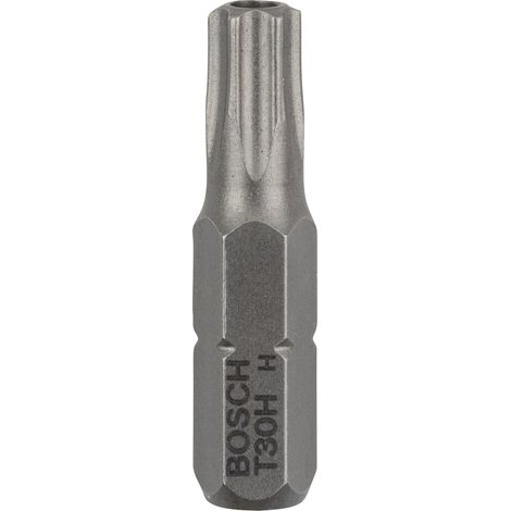 Pack 2 Embouts de vissage Security-Torx extra-dure T30H longueur 25mm - 2608522014 - Bosch (1/3)