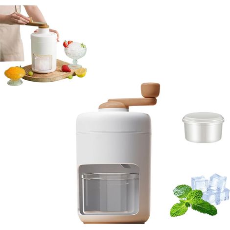 Mini-Eisrasierer für Zuhause, manueller Eisbereiter, tragbarer Smoothie-Maker, Eisrasierer mit Edelstahlklingen, Eiscrusher für Gartenpartys (1 Stück) (1/5)