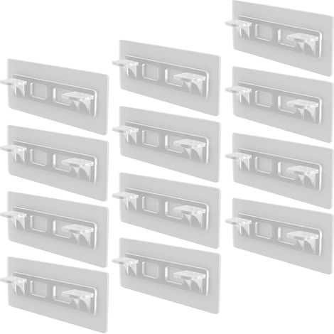 Supports adhésifs Unomor pour étagères placards et penderies (1/5)