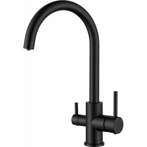 Swan Rubinetto da cucina Shurity 3 vie Nero Opaco