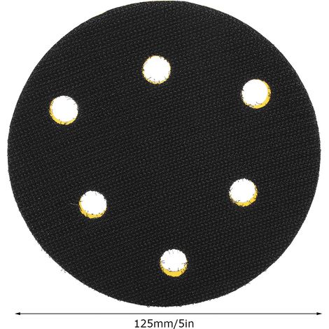 Plateau de ponceuse rond à 6 trous de 5 pouces (1/5)