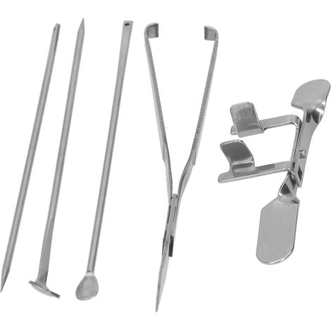 Kit de chaponnage de poulet, outil à chaponner, ensemble d'instruments pour chaponner les coqs, équipement avicole (1/5)