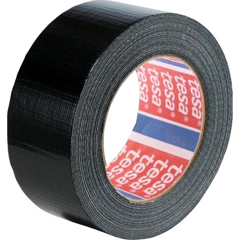 Ruban adhésif en tissu Noir 50 m x 50 mm 50 m (1/5)