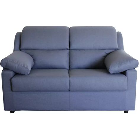 divano 2 posti bellahome "firenze" avio tessuto sfoderabile e antimacchia, 150x95x93 cm (1/4)