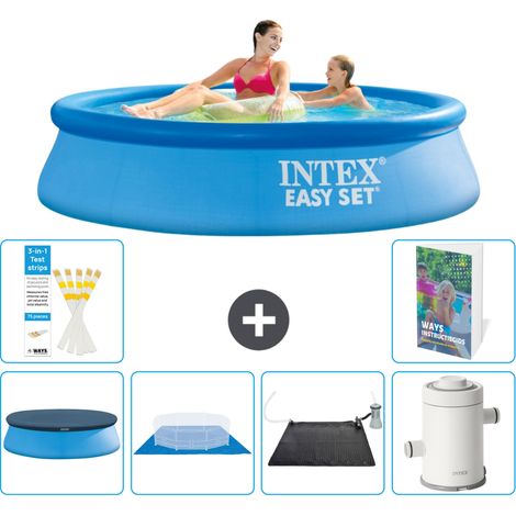 Easy Set Pool Rund - 244x61 cm - 7-teilig S92