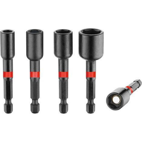 Puntas de vaso de impacto 1/4" 65 mm                         1/4" (1/2)
