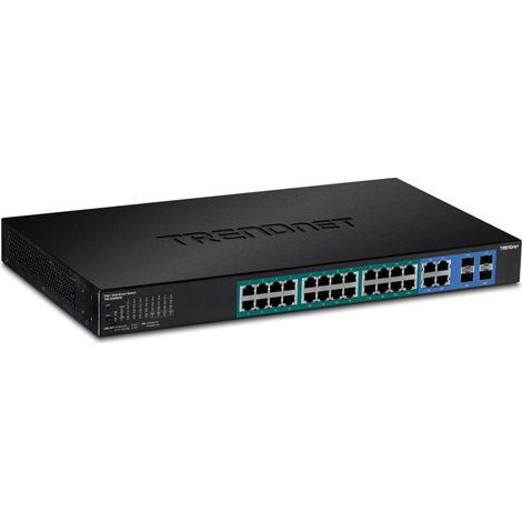 Conmutador Gestionable Trendnet Tpe-5028ws 28 Puertos Rj-45 Gigabit 10 100 1000 Poe