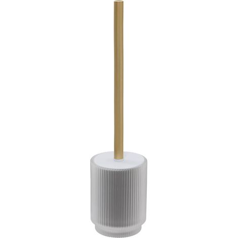 Brosse wc solis ronde blanc - 5five (1/3)