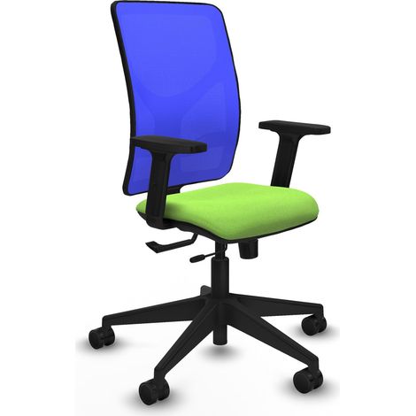 Silla de oficina piqueras y crespo Motilla azul bali soporte lumbar (1/2)