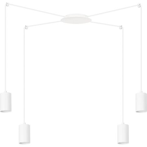 Lampadario Emibig Traker 4xGU10 bianco regolabile 3m (1/5)