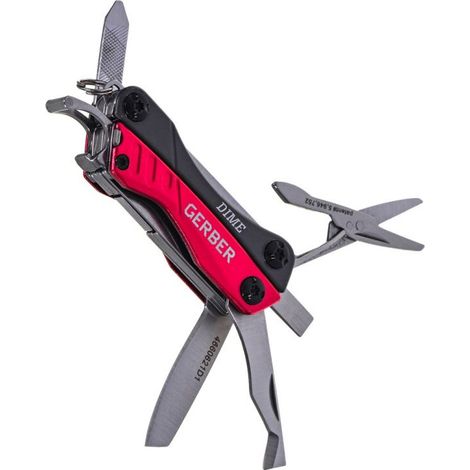 Gerber Dime Rot Multifunktionswerkzeug kompakt und leicht