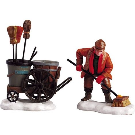 LEMAX- SOGGETTO PULIZIA DELLE STRADE SET 2 - NATALE NATALIZIO 52093