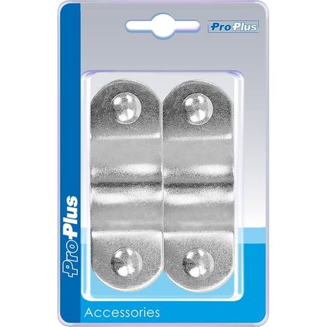 Abrazadera para tienda de campaña doble 25-28mm 2 piezas en blister (1/5)