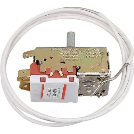 Thermostat universel pour réfrigérateur en métal, cordon de 75 cm, 220-250 V (1/3)
