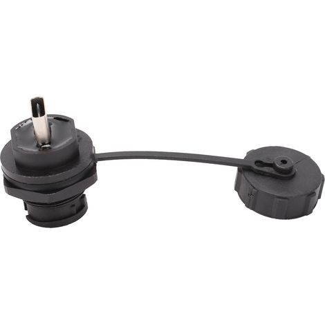 Connecteur étanche TypeC femelle à visser pour circuit imprimé, prise industrielle E10TPCBFFF, verrouillage à clic, montage sur panneau (1/5)