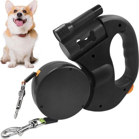 Laisse pour chien - Double laisse pour deux chiens - (1/5)