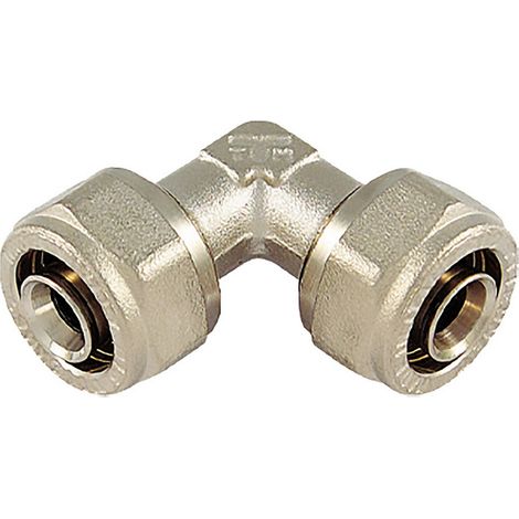 Raccordo a stringere curvo doppio '1603' - Specifiche: 26 x 26 - 5 pz