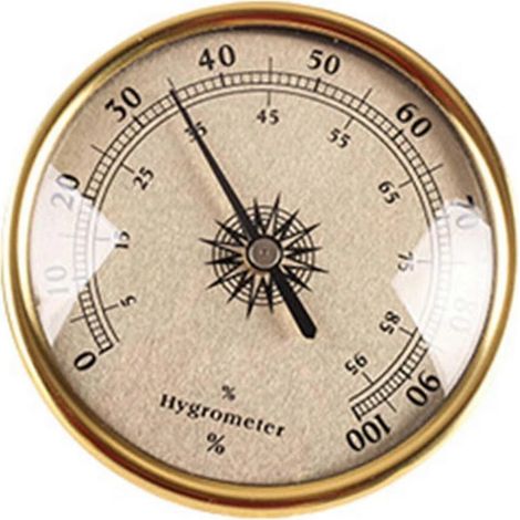 Hygromètre analogique, hygromètre mécanique rond, mesureur d'humidité (1/5)