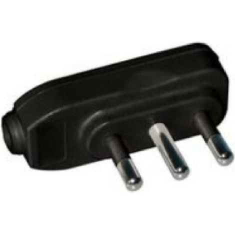 Arteleta spina mobile piatta 2p+t 16a nera rls.9118.n