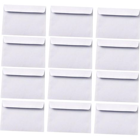 100 pièces Enveloppes Auto-adhésives Blanches Format Lettre pour Documents (1/5)