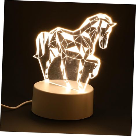 Veilleuse LED 3d D’animal, Lampe de Chevet en Acrylique (1/5)