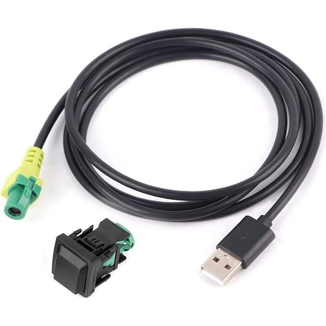56,7 Pouces Adaptateur de câble USB Audio Automatique connecteur de système de Lecteur CD Prise câble de Chargeur USB (1/5)