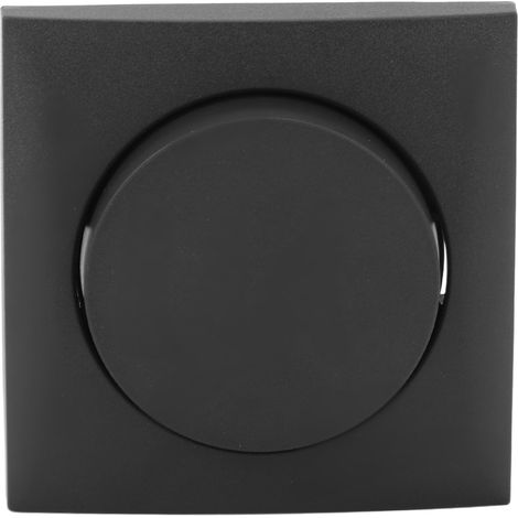 Ortviai Interrupteur Poussoir Momentané RV 45 mm pour Camping-car, Caravane, Bateau – Noir Mat (1/5)