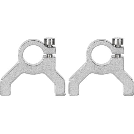 2 supports de serrage simple face double poteau en tube aluminium pour robot DIY 3400-0032-0012 (1/5)