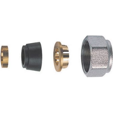 KIT DI TENUTA IN GOMMA A COMPRESSIONE PER TUBO RAME 4 PZ Diam. 10